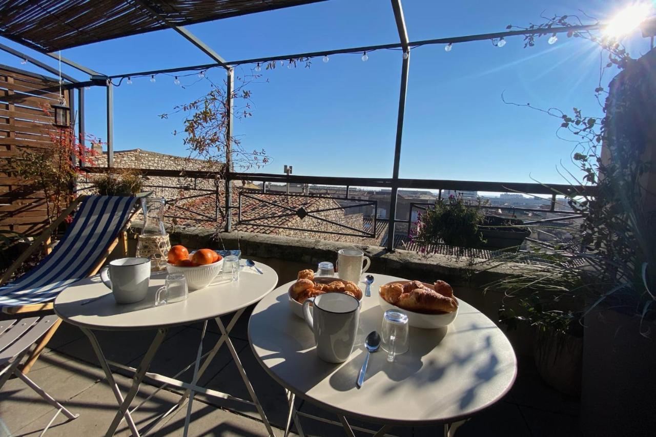The Sunny - P2 With Terrace - City Centre Nîmes Kültér fotó