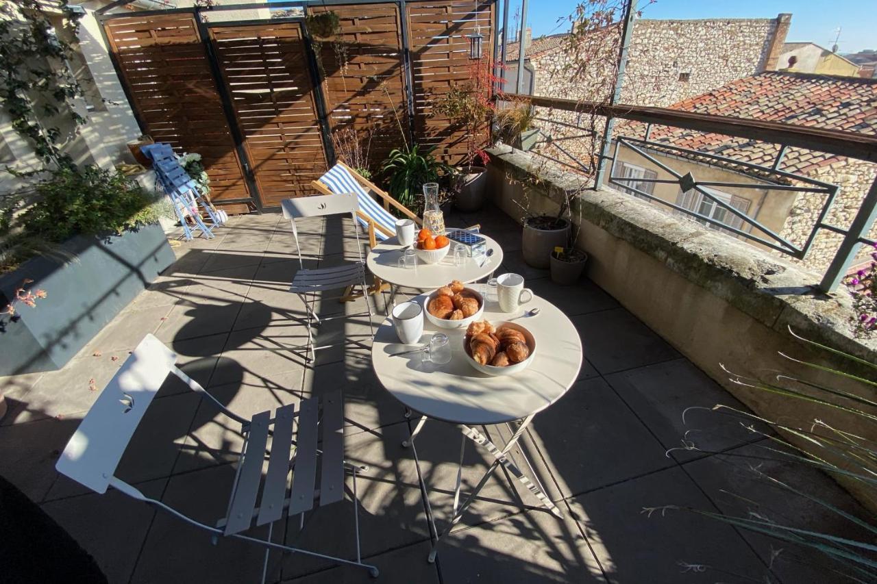The Sunny - P2 With Terrace - City Centre Nîmes Kültér fotó
