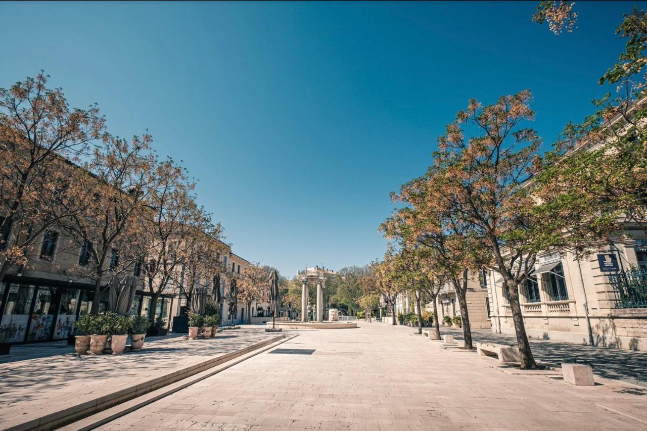 The Sunny - P2 With Terrace - City Centre Nîmes Kültér fotó
